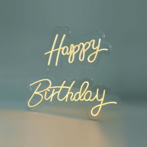 Happy Birthday Neon Sign