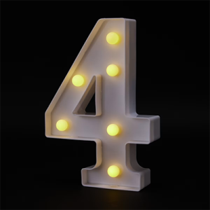 Light Up Number 4